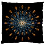 Explosion Fireworks Flare Up Large Flano Cushion Case (One Side) Front