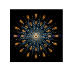 Explosion Fireworks Flare Up Small Satin Scarf (square) by Pakrebo