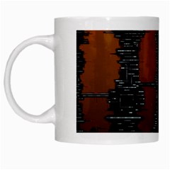 Skyline Future Graphic Sketchbook White Mugs by Pakrebo