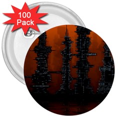 Skyline Future Graphic Sketchbook 3  Buttons (100 Pack)  by Pakrebo