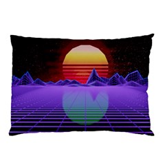 Synthwave Retrowave Synth Pillow Case by Pakrebo