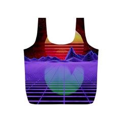 Synthwave Retrowave Synth Full Print Recycle Bag (s) by Pakrebo