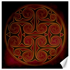 Celtic Spiritual Pattern Art Canvas 12  X 12  by Pakrebo