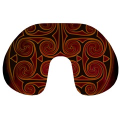 Celtic Spiritual Pattern Art Travel Neck Pillow by Pakrebo