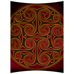 Celtic Spiritual Pattern Art Back Support Cushion by Pakrebo