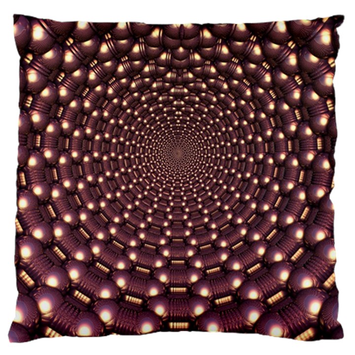 Background Sphere Balls Reflection Large Flano Cushion Case (One Side)