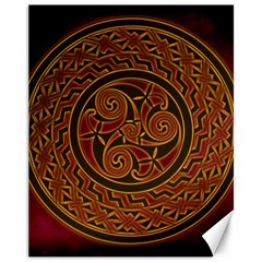 Celtic Spiritual Pattern Art Canvas 11  X 14  by Pakrebo