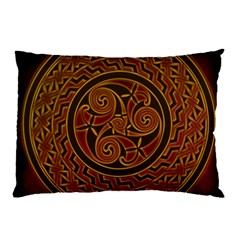 Celtic Spiritual Pattern Art Pillow Case (two Sides) by Pakrebo