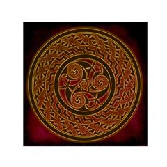 Celtic Spiritual Pattern Art Small Satin Scarf (square) by Pakrebo