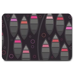 Background Blacks Pinks Large Doormat  by Pakrebo