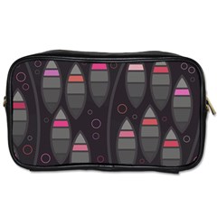 Background Blacks Pinks Toiletries Bag (two Sides) by Pakrebo