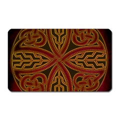 Celtic Spiritual Pattern Art Magnet (rectangular) by Pakrebo