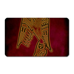 Celtic Spiritual Pattern Art Magnet (rectangular) by Pakrebo