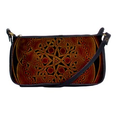 Celtic Spiritual Pattern Art Shoulder Clutch Bag by Pakrebo