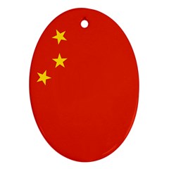 China Flag Ornament (oval)