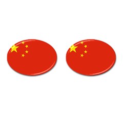 China Flag Cufflinks (oval) by FlagGallery