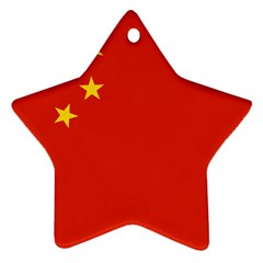 China Flag Star Ornament (two Sides)