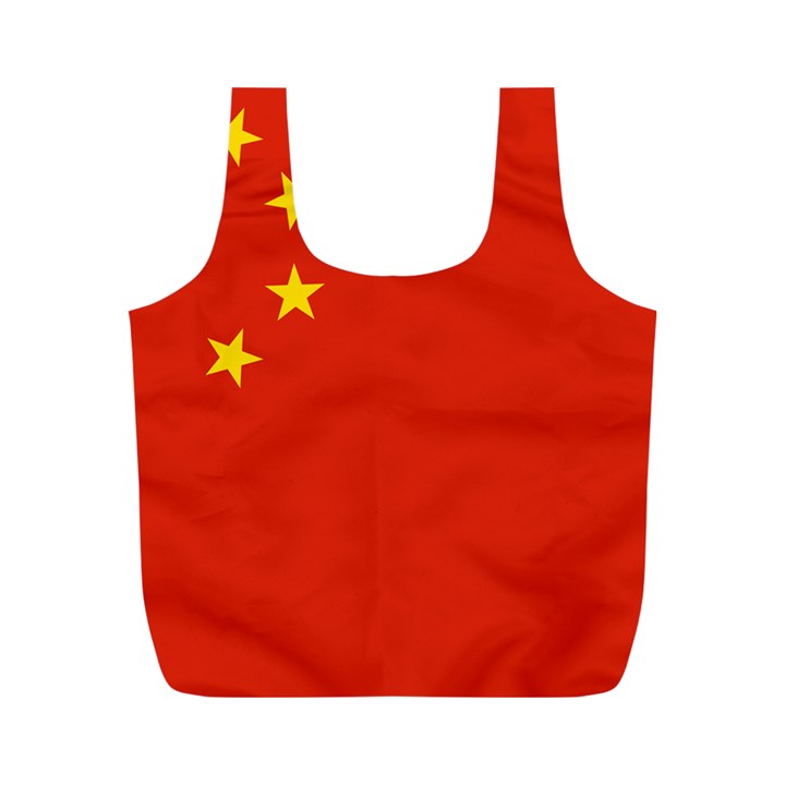 China Flag Full Print Recycle Bag (M)