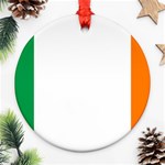 Ireland Flag Irish Flag Ornament (Round) Front