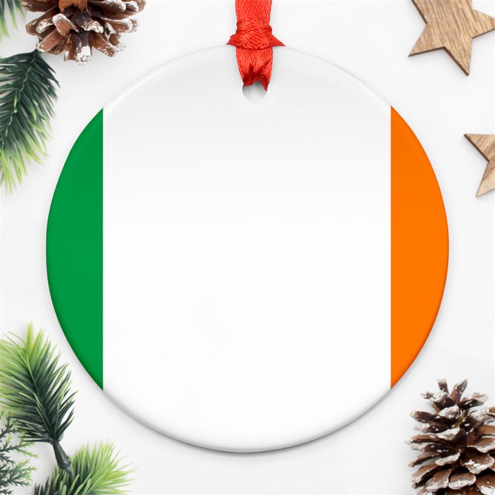 Ireland Flag Irish Flag Ornament (Round)