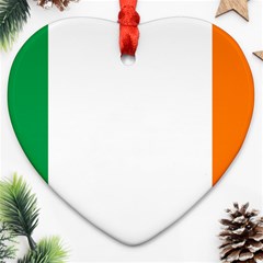 Ireland Flag Irish Flag Ornament (heart) by FlagGallery