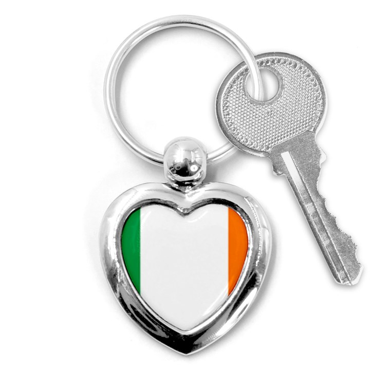 Ireland Flag Irish Flag Key Chain (Heart)