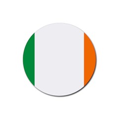 Ireland Flag Irish Flag Rubber Round Coaster (4 Pack)  by FlagGallery