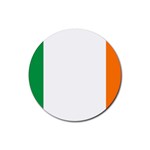 Ireland Flag Irish Flag Rubber Round Coaster (4 pack)  Front