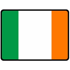 Ireland Flag Irish Flag Fleece Blanket (large)  by FlagGallery