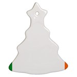 Ireland Flag Irish Flag Christmas Tree Ornament (Two Sides) Front