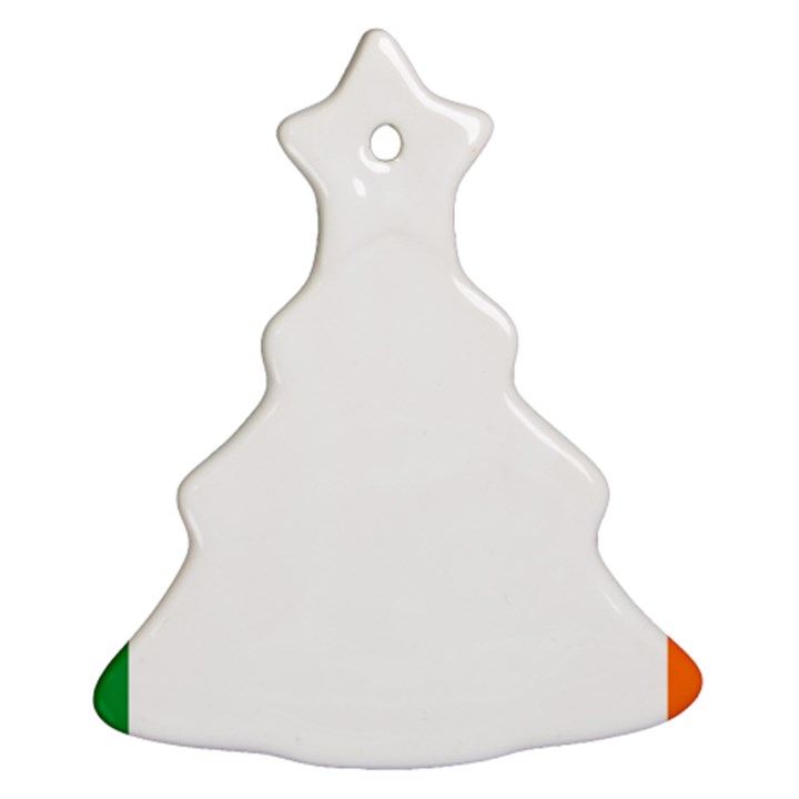 Ireland Flag Irish Flag Christmas Tree Ornament (Two Sides)