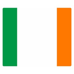 Ireland Flag Irish Flag Double Sided Flano Blanket (small)  by FlagGallery