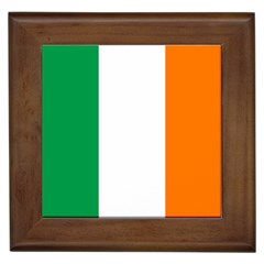 Flag Of Ireland Irish Flag Framed Tiles by FlagGallery