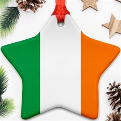 Flag Of Ireland Irish Flag Ornament (star) by FlagGallery