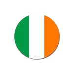 Flag of Ireland Irish Flag Magnet 3  (Round) Front