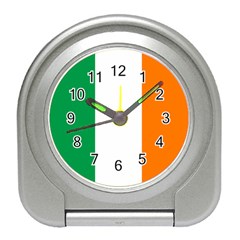 Flag Of Ireland Irish Flag Travel Alarm Clock by FlagGallery