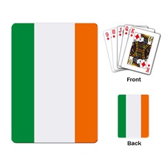 Flag Of Ireland Irish Flag Playing Cards Single Design (rectangle) by FlagGallery