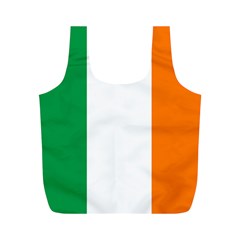 Flag Of Ireland Irish Flag Full Print Recycle Bag (m) by FlagGallery