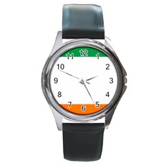 Flag of Ireland Irish Flag Round Metal Watch