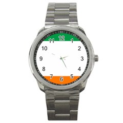 Flag of Ireland Irish Flag Sport Metal Watch