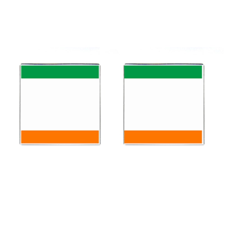 Flag of Ireland Irish Flag Cufflinks (Square)