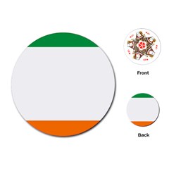 Flag of Ireland Irish Flag Playing Cards Single Design (Round)