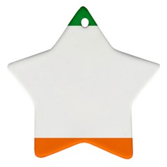 Flag of Ireland Irish Flag Star Ornament (Two Sides)