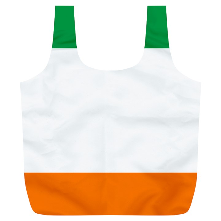 Flag of Ireland Irish Flag Full Print Recycle Bag (XL)