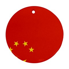 Chinese Flag Flag Of China Ornament (round)