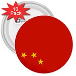 Chinese flag Flag of China 3  Buttons (10 pack)  Front