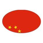 Chinese flag Flag of China Oval Magnet Front