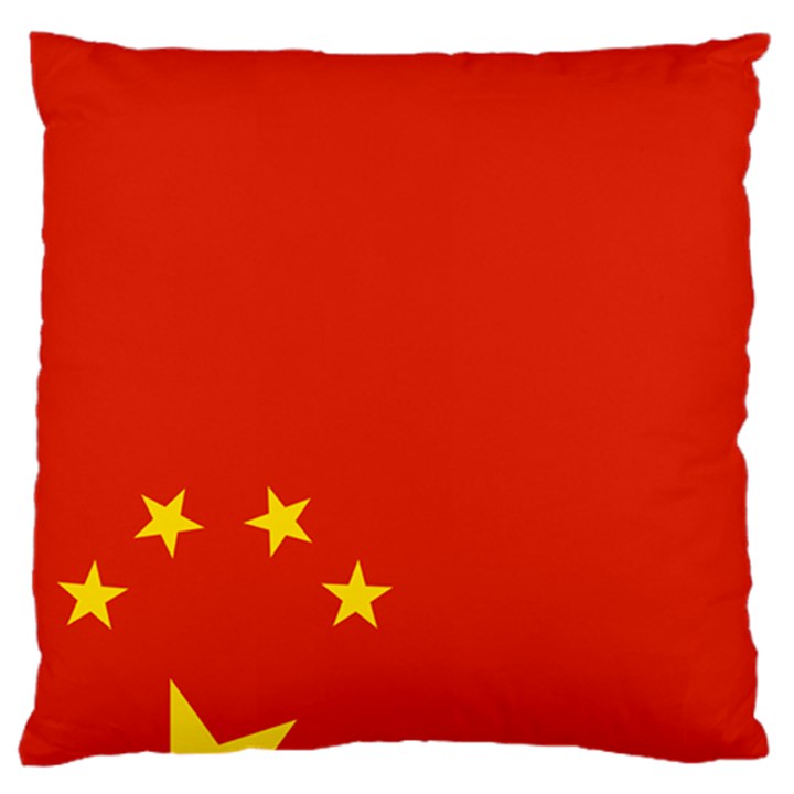 Chinese flag Flag of China Large Flano Cushion Case (Two Sides)