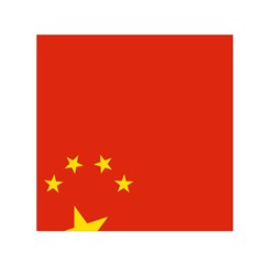 Chinese Flag Flag Of China Small Satin Scarf (square)