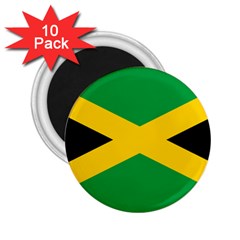 Jamaica Flag 2 25  Magnets (10 Pack)  by FlagGallery